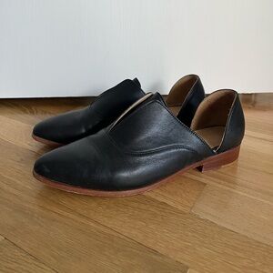Nisolo Black Leather Slip-On Shoes
